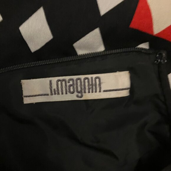 Adele Simpson 1970s Geometric Dress - Picture 7 of 9